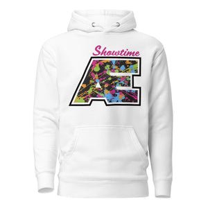 Open image in slideshow, Showtime white hoodie
